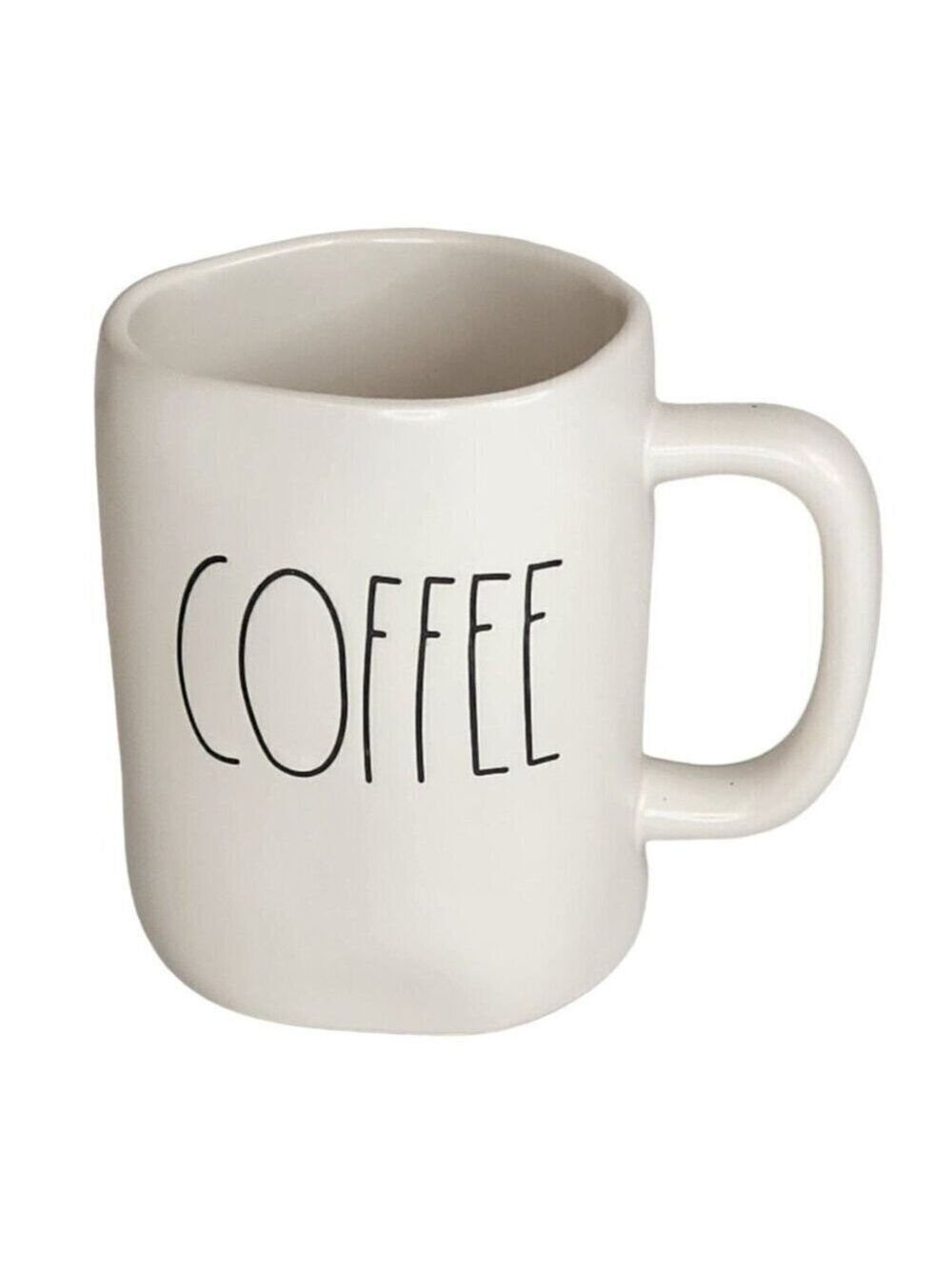 Rae Dunn Artisan Collection By Magenta "Coffee" Mug 12 Oz White Ceramic NO. 216